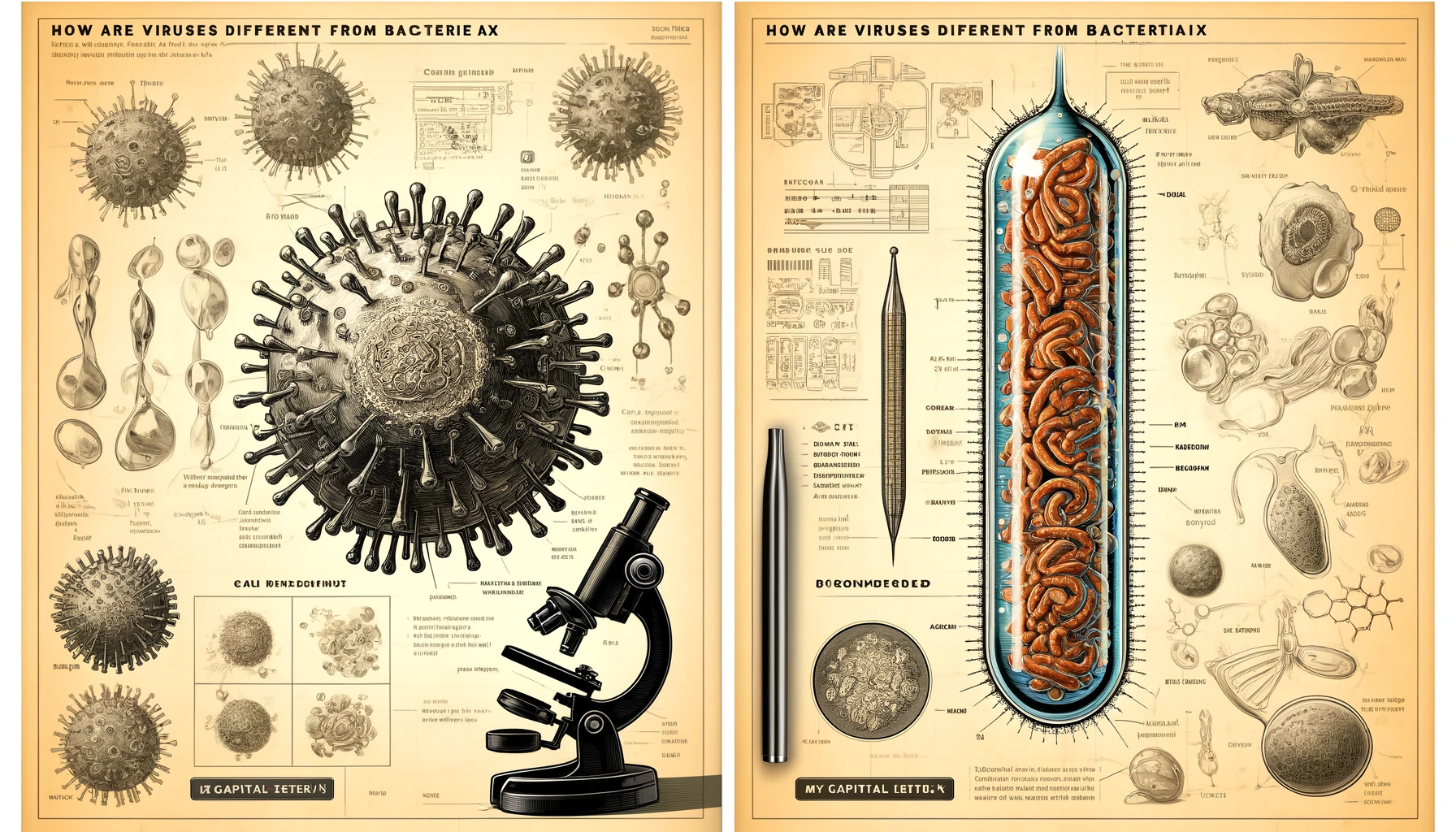 how are viruses different from bacteria apex